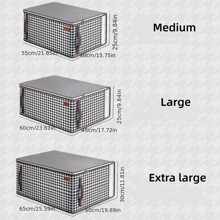 di grande capacità Borsa portaoggetto per vestiti Organizzatore per spesso tessuto come Consolatore , Coperta , Letto , con durevole zip , pieghevole e robusto , trasparente finestra