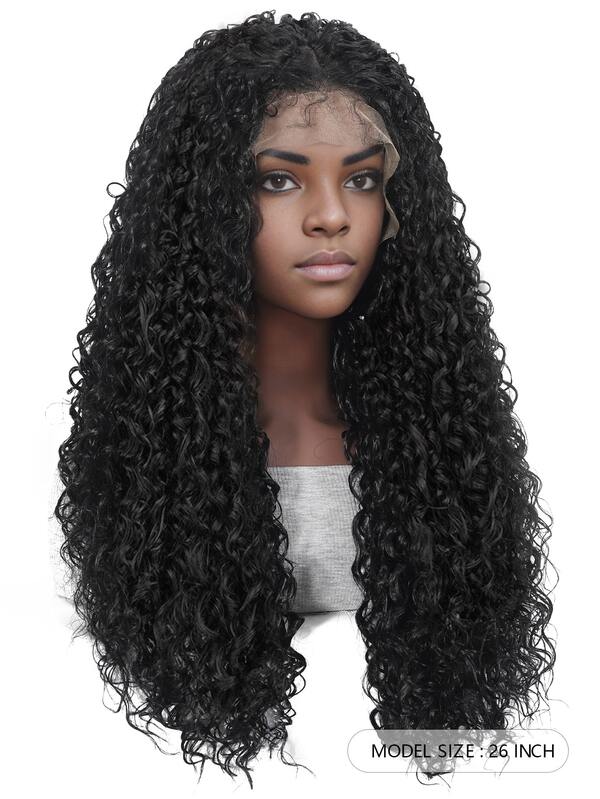 13 X 4 UPart Lace Long Curly Synthetic Wig SHEIN USA