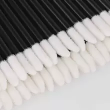 500支装唇部涂抹器（一次性） - 唇膏刷、唇彩化妆工具套装、赠品 - 黑色 - 查看 3