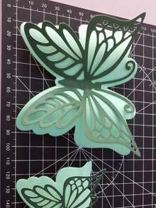 2pcs Butterfly Shaped Cutting Dies - Silver - View 3