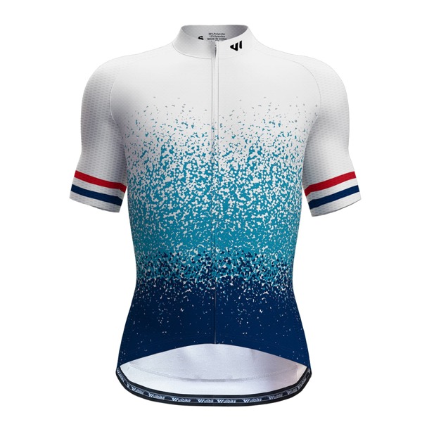Cycling Jersey Men's Short Sleeve Bike Shirt Gradient Colors