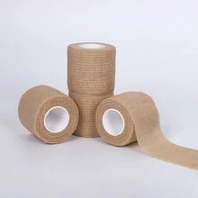 1入組無紡布一次性傷口敷料彈力繃帶適用於運動 - 卡其色 - 查看 3