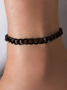 Mode En Acier Inoxydable Minimaliste Bracelet De Cheville Pour Femme Pour Décoration Cadeau De Fête