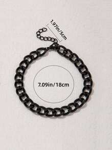 Mode En Acier Inoxydable Minimaliste Bracelet De Cheville Pour Femme Pour Décoration Cadeau De Fête