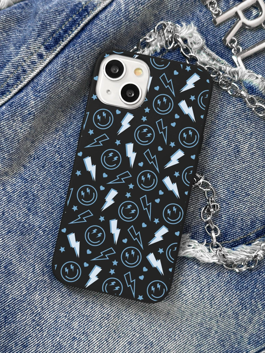 Smile Pattern Phone Case,International Version, Not The Domestic Version - Multicolor - View 1