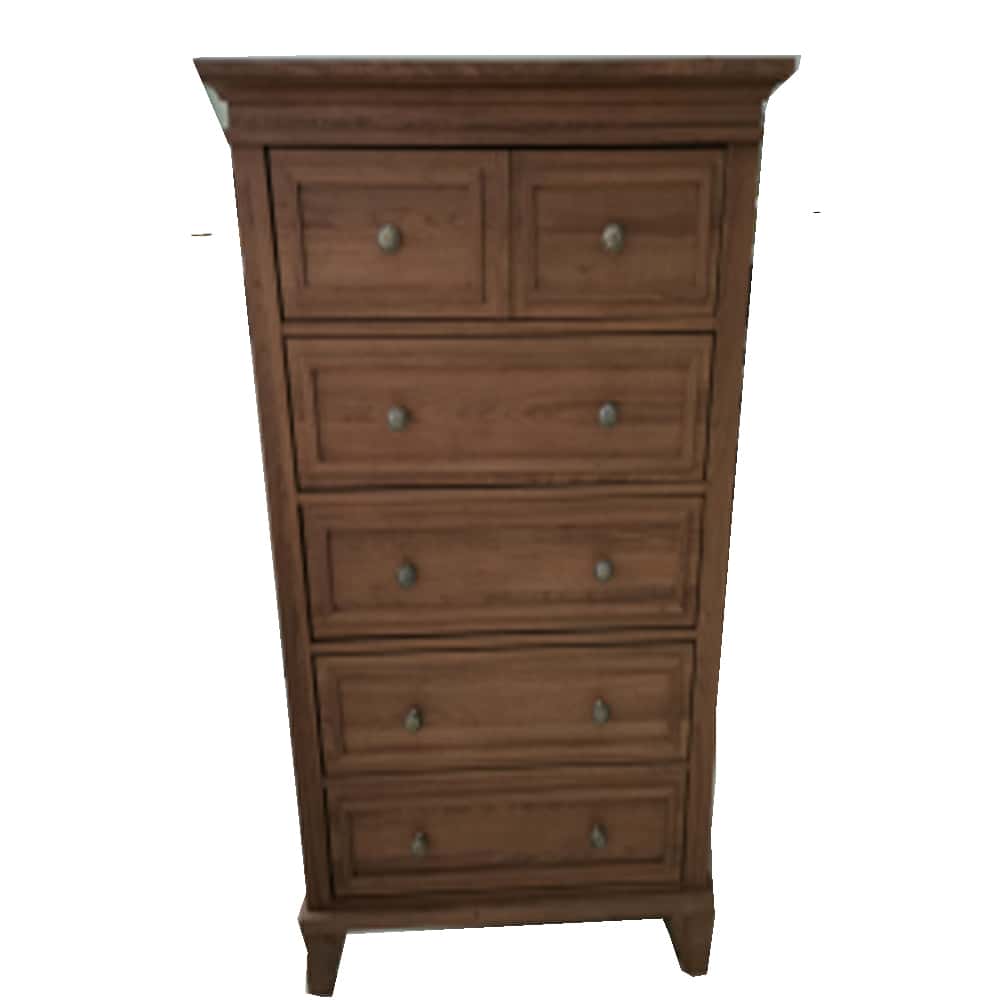 Vintage 5 Drawer Dresser for Bedroom - Vintage Design Wood Drawer Chest of Drawers for Closet ...