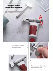 1pc Stainless Steel Toothpaste Squeezers, Manual Facial Cleanser Extruder, Used In Bathroom, Hair Colorants, Cosmetics, Paint Squeezers, Hair Tools, Hair Products And Accessories For Barber Salon Beauty Back To School, Travel Holiday Essentials, Hair Accessories For Women, Slick Back Brush, Barber Accessories, Hair Dryer, Hair Tools, Hair Brush, Barber, Barber Accessories, Hairdressing Equipment, Hairstyle, Hairdressing, Hair, Travel, Hair Products, Hair Tools, Hair Stuff, Barber, Barber Accessories, Barbershop, Hairdressing Equipment