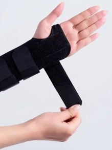 手腕固定支架骨折夾板支撐腕骨，大號 - 黑色 - 查看 2