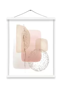 1pc Magnetic Diy Wooden Photo Frame (Poster Not Included) Gifts Birthday Graduation - White - View 1