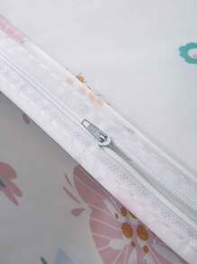 Dustproof Cover For Washing Machine - Blue and White - View 5