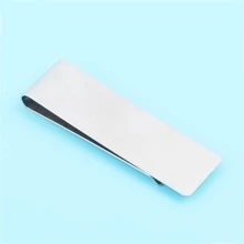 Clip de dinero plata de acero inoxidable multifuncional - Plateado - Ver 2