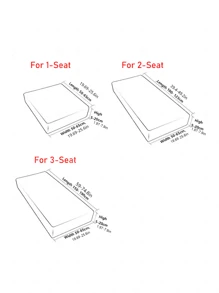 Đơn, Đôi, Ba Chỗ ngồi, Lưới trừu tượng, Vỏ ghế sofa, Đồ gia dụng, Lông cừu, Vải thun Jacquard, Chống bụi, Vỏ đệm, Thích hợp cho phòng khách, phòng ngủ - Màu xanh Bạc hà - Xem 4