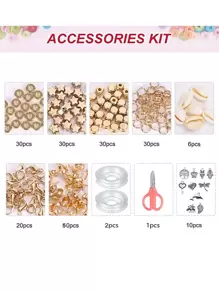 120-color Fashionable Multiple Color Clay Beads Bracelet Diy Set - Multicolor - View 4