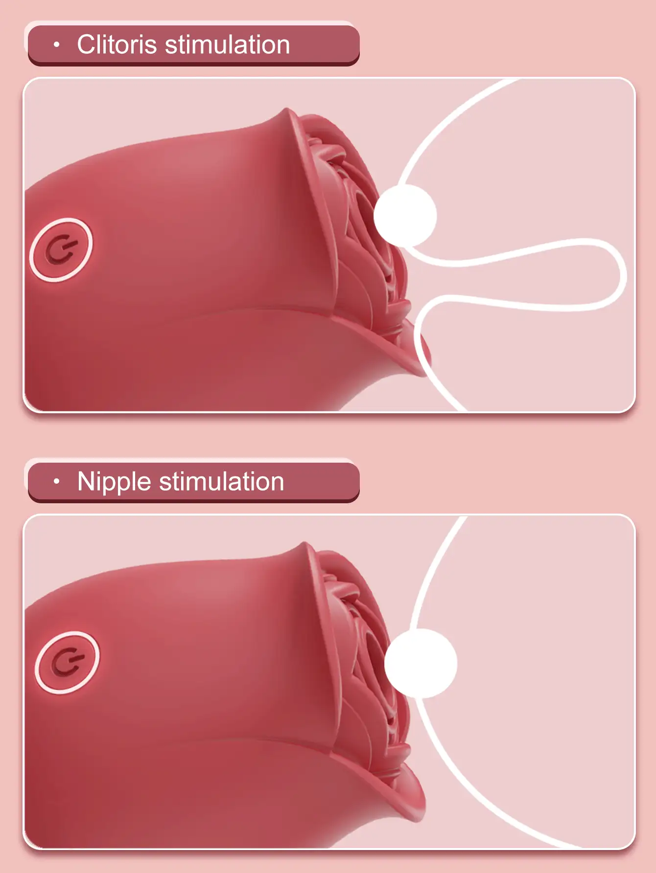 Juguete sexual rosa para mujer, vibrador de succión femenina, 10 modos, coqueteo de pareja, estimulador de clítoris para orgasmo femenino, juguetes sexuales juguetes de sexuales