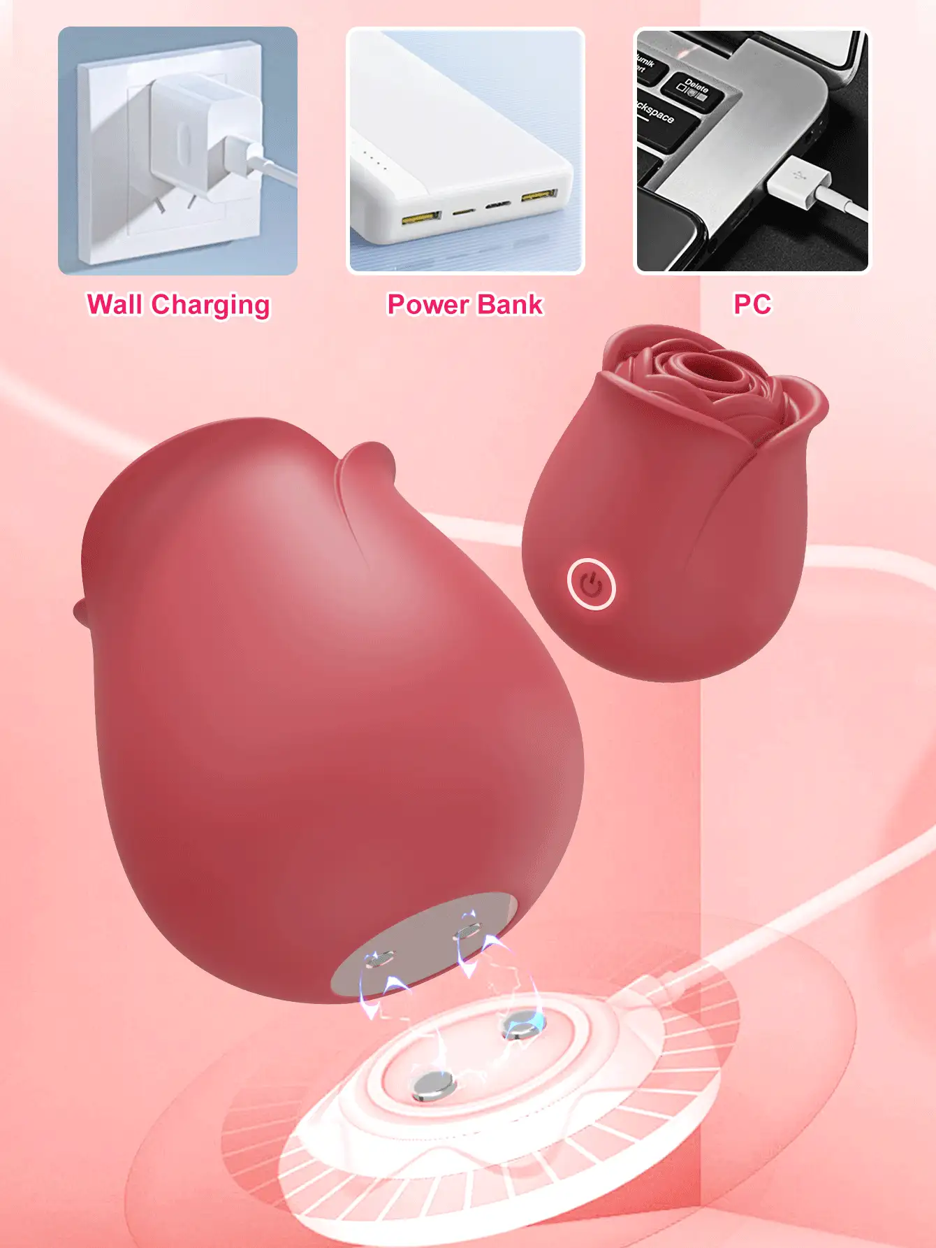 Juguete sexual rosa para mujer, vibrador de succión femenina, 10 modos, coqueteo de pareja, estimulador de clítoris para orgasmo femenino, juguetes sexuales juguetes de sexuales