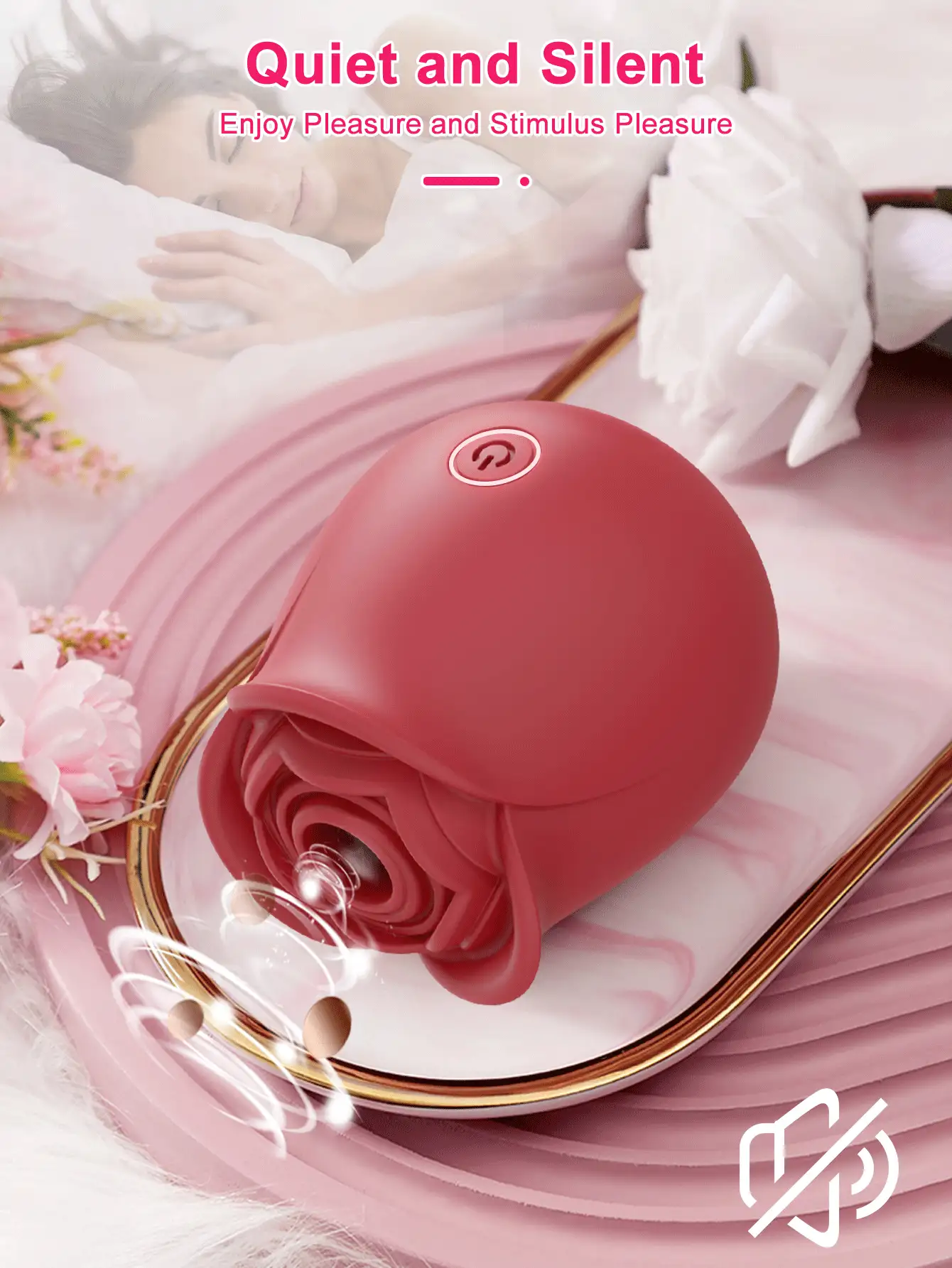 Juguete sexual rosa para mujer, vibrador de succión femenina, 10 modos, coqueteo de pareja, estimulador de clítoris para orgasmo femenino, juguetes sexuales juguetes de sexuales