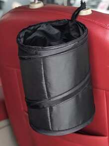 可折叠汽车垃圾桶，可折叠垃圾桶，垃圾篓整理器，车载垃圾桶收纳盒收纳袋汽车收纳器汽车储物收纳盒汽车配件汽车配件内饰 - 黑色 - 查看 7
