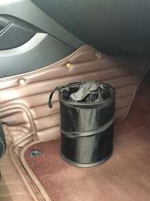 可折叠汽车垃圾桶，可折叠垃圾桶，垃圾篓整理器，车载垃圾桶收纳盒收纳袋汽车收纳器汽车储物收纳盒汽车配件汽车配件内饰 - 黑色 - 查看 5