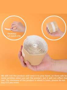 Aufgerüsteter 3D-Schaumkanten-Dichtungsstreifen Bordüre, wasserdicht, stoßfest, Hintergrund Taillenlinie Trittkante, selbstklebend, dreidimensionaler Wandaufkleber, verstärkter Klebstoff, Aufkleber, Wandtattoo, Vinyl-Aufkleber für Heimdekoration, Frühlingsdekoration zum Auffrischen Ihres Zuhauses, Rama Dekorations-Aufkleber, Geschenke zu Geburtstag und Abschluss - Weiss - Übersicht 3