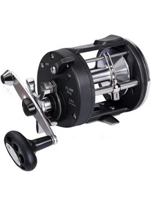 Sougayilang Trolling Reel, Level Wind Fishing Reel, Conventional Reel For Salmon And Catfish - Bạc - Xem 1