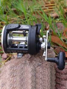 Sougayilang Trolling Reel, Level Wind Fishing Reel, Conventional Reel For Salmon And Catfish - Bạc - Xem 7