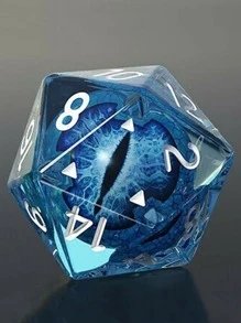 1 Miếng 20 Dice Hình dạng Màu sắc tùy ý Thủ công trang trí - Nhiều màu - Xem 2