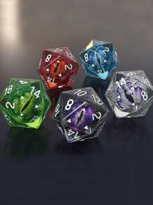 1 Miếng 20 Dice Hình dạng Màu sắc tùy ý Thủ công trang trí - Nhiều màu - Xem 1