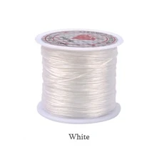 10M/40M卷強力彈性水晶串珠線0.6毫米彈力線串手鍊線用於珠寶製作線 - 彈力繩 - 查看 2