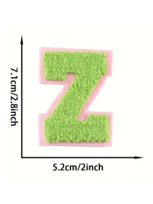 26pcs Letter Design DIY Iron-on Patch - Multicolor - View 3