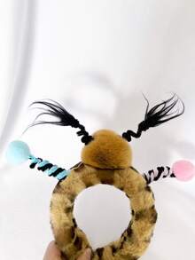 Diadema con diseño de dibujos animados - Caqui - Ver 4