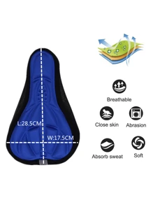Bike/mountain Bike 3d Seat Cover, Thickened Gel & Sponge Comfortable Soft Saddle Bicycle Equipment