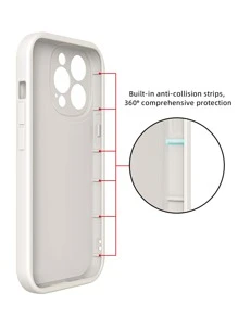 1 pieza Funda de teléfono con diseño de flor de dibujos animados compatible con iPhone 15 Pro Max, funda con amortiguador anti-golpes compatible con iPhone 11, funda flexible y suave compatible con Redmi Note 13/Redmi Note 13 Pro, funda a prueba de golpes compatible con Galaxy A14, funda de cuero suave compatible con iPhone 13, versión internacional, no la versión nacional - Multicolor - Ver 5