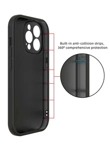 1 Ốp điện thoại chống sốc mềm tương thích với IPhone15 Pro Max, Ốp điện thoại bằng da mỏng tương thích với Iphone11, Ốp mềm Lphone 13, Ốp bảo vệ điện thoại hoạt hình dễ thương Tương thích với Galaxy A14/Galaxy A12/Galaxy A52/Galaxy A34/Galaxy A54/Galaxy A71, Vỏ điện thoại màu đen nguyên khối Tương thích với Redmi Note 12 Pro/Redmi A1/Redmi 12C/Xiaomi 11T, Ốp điện thoại silicon mềm mềm dẻo Tương thích với OPPO Reno 6 Lite/Reno 5 Lite/Reno 7 4G. - Nhiều màu - Xem 4