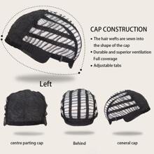 合成耐熱假髮精靈剪裁8英寸自然波浪日常使用自然柔軟髮際線全機專為女式女孩製造 - 彩色 - 查看 8