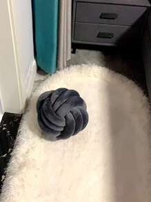 1pc Knot Design Decorative Pillow - Màu xám đen - Xem 7