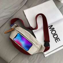 斜挎包单肩小背包轻便简约胸包手提小挎包运动腰包。毛绒斜挎包单肩胸包。户外圣诞节感恩节秋季旅行冬季礼物节日收纳包邮差包单肩包腰包腰包骑士包腰包圣诞礼物圣诞快乐徒步旅行礼物学生大容量多功能便携时尚休闲度假侧包挎包臀包夏季返校男士包腰包春季学校用品 - 灰色 - 查看 5