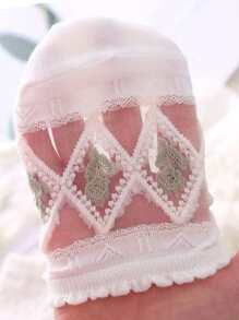 8雙花卉圖案短襪 - 彩色 - 查看 6