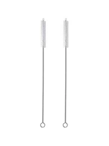 10 件套长刷毛吸管清洁刷套装 - 可重复使用的尼龙吸管清洁器，适用于厨房、酒吧、旅行和派对用品 - 非常适合万圣节、圣诞节、生日庆祝、迎婴派对、露营配件、万圣节礼物