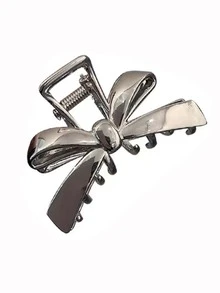 1入組女士蝴蝶結設計時尚髮爪適用於頭髮裝飾用品