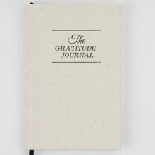 1pc White Gratitude And Reflection Daily Journal Back To School - View 1