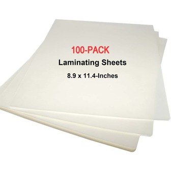 5 Mil Thermal Laminating Pouches 9 x 11.5 Inch Clear Plastic Lamination Sheet Paper for Laminator