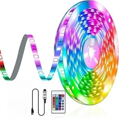 1pc MDF Decorative Light, Modernist Multifunctional Decoration Light For Home