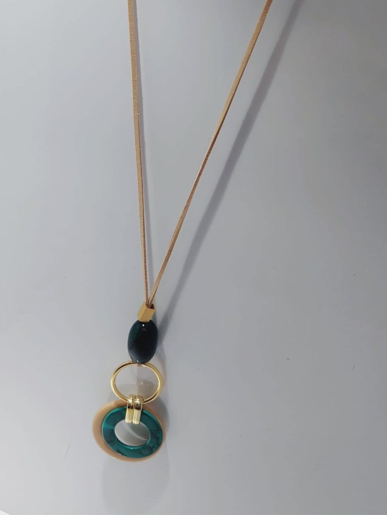 Long Necklaces - Màu xanh lá cây đậm - Xem 1