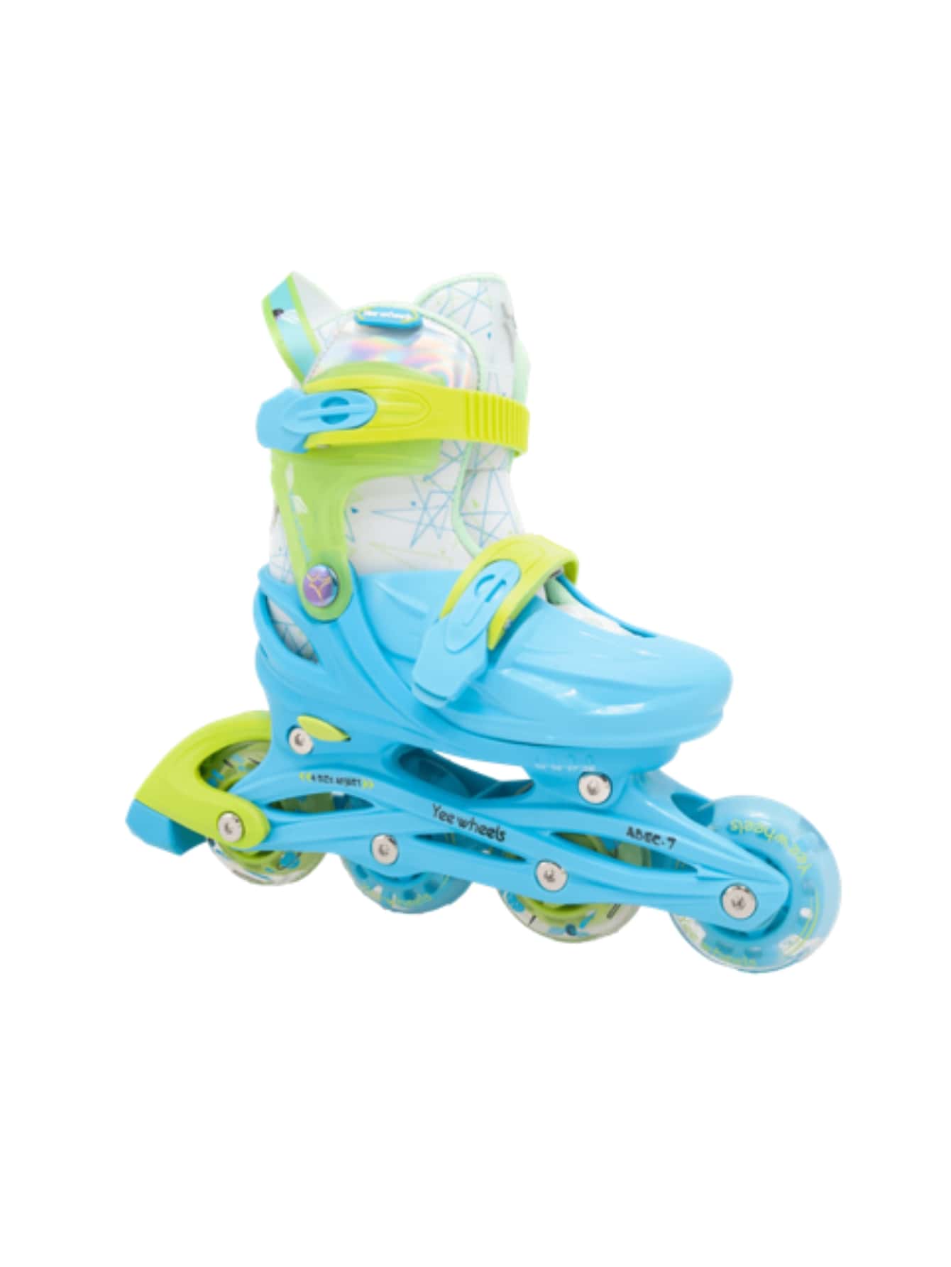 Hardshell Inline Skates - Blue - View 1