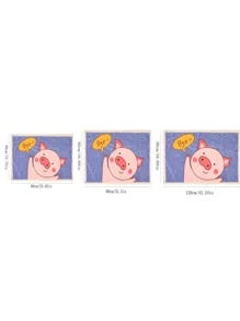 1 Hình Con Lợn Hộ Gia Đình Sàn, Dễ Thương Lối Vào Thảm Phòng Tắm Chống Trơn Trượt, thấm Nước Phòng Ngủ Cửa Thảm - Nhiều màu - Xem 2