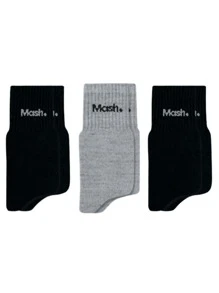 Men Sports Socks - 灰色 - 查看 1