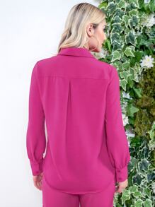 Women Blouses - Màu Hồng Tươi - Xem 2