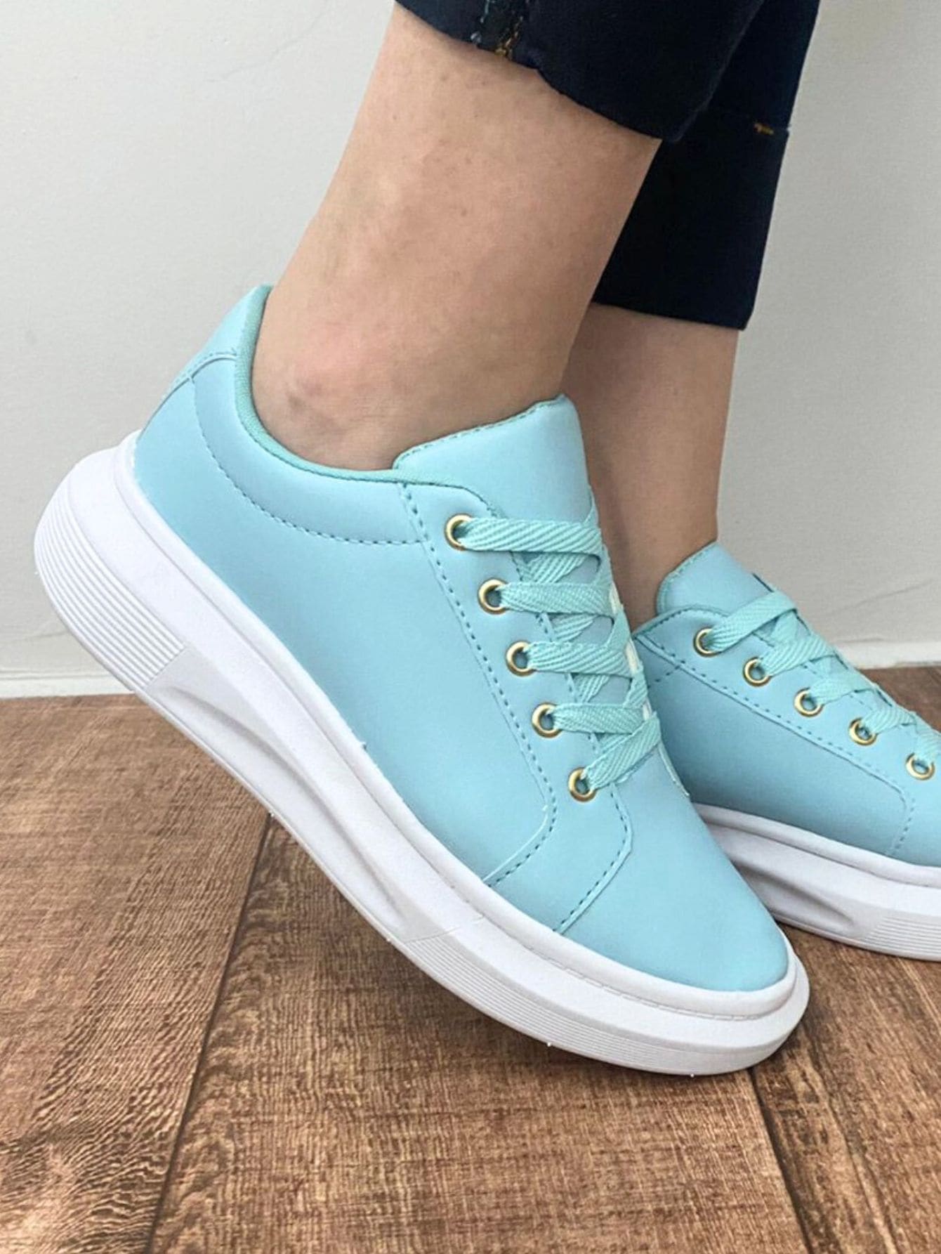 Women Casual Shoes - 薄荷藍 - 查看 1