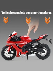 1 juego de juguetes de simulación de moto - Negro - Ver 7