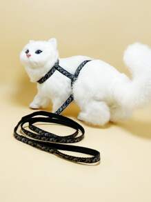 1入組寵物伸縮狗鍊帶扣飾 - 黑色 - 查看 1